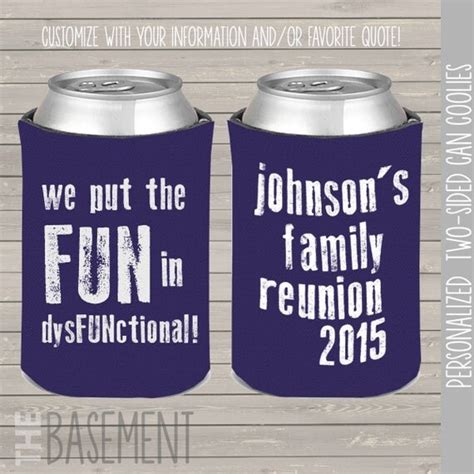 family reunion koozie ideas|family reunion koozie slogans.